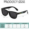 image:imageFunky Junque Baby Sunglasses Strap Unbreakable Toddler Shades  Bendable polycarbonate baby sunglasses with adjustable strap for swimming surfing kayaking amp beach daysBlackSmoke Mirror Lenses