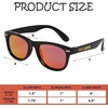 image:imageFunky Junque Baby Sunglasses Strap Unbreakable Toddler Shades  Bendable polycarbonate baby sunglasses with adjustable strap for swimming surfing kayaking amp beach daysBlackOrange Mirror Lenses