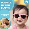 image:imageFunky Junque Baby Sunglasses Strap Unbreakable Toddler Shades  Bendable polycarbonate baby sunglasses with adjustable strap for swimming surfing kayaking amp beach daysPink TurquoiseSmoke Lenses