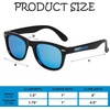 image:imageFunky Junque Baby Sunglasses Strap Unbreakable Toddler Shades  Bendable polycarbonate baby sunglasses with adjustable strap for swimming surfing kayaking amp beach daysBlackBlue Mirror Lenses