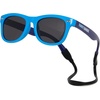 image:imageFunky Junque Baby Sunglasses Strap Unbreakable Toddler Shades  Bendable polycarbonate baby sunglasses with adjustable strap for swimming surfing kayaking amp beach daysRoyal BlueSmoke Mirror Lenses