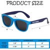 image:imageFunky Junque Baby Sunglasses Strap Unbreakable Toddler Shades  Bendable polycarbonate baby sunglasses with adjustable strap for swimming surfing kayaking amp beach daysRoyal BlueSmoke Mirror Lenses
