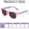 image:imageFunky Junque Baby Sunglasses Strap Unbreakable Toddler Shades  Bendable polycarbonate baby sunglasses with adjustable strap for swimming surfing kayaking amp beach daysPink PurpleSmoke Lenses