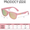 image:imageFunky Junque Baby Sunglasses Strap Unbreakable Toddler Shades  Bendable polycarbonate baby sunglasses with adjustable strap for swimming surfing kayaking amp beach daysPinkPink  Yellow Lenses