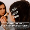 image:imageFunky Junque Bride Hair Clips  4 Pack Bachelorette Party Favors Bridal Shower Makeup Beauty Set  Bride  BlackBride  Black