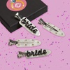 image:imageFunky Junque Bride Hair Clips  4 Pack Bachelorette Party Favors Bridal Shower Makeup Beauty Set  Bride  BlackBride  Black