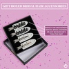 image:imageFunky Junque Bride Hair Clips  4 Pack Bachelorette Party Favors Bridal Shower Makeup Beauty Set  Bride  BlackBride  Black