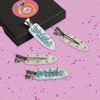 image:imageFunky Junque Bride Hair Clips  4 Pack Bachelorette Party Favors Bridal Shower Makeup Beauty Set  Bride  BlackBride  Light Blue