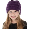 image:imageFunky Junque Exclusives Child Toddler Beanie Warm Winter Kids Knit Skull Cap HatPurple