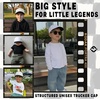 image:imageFunky Junque Kids 2 Tone Trucker Snapback Hat  Soft Cotton Trucker Hat with Adjustable Snapback Everyday Play and Gifting Cute Trucker Hats for KidsBlackWhite