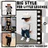 image:imageFunky Junque Kids 2 Tone Trucker Snapback Hat  Soft Cotton Trucker Hat with Adjustable Snapback Everyday Play and Gifting Cute Trucker Hats for KidsBlackBeige