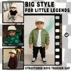 image:imageFunky Junque Kids 2 Tone Trucker Snapback Hat  Soft Cotton Trucker Hat with Adjustable Snapback Everyday Play and Gifting Cute Trucker Hats for KidsDark GreenBeige