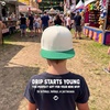 image:imageFunky Junque Kids 2 Tone Trucker Snapback Hat  Soft Cotton Trucker Hat with Adjustable Snapback Everyday Play and Gifting Cute Trucker Hats for KidsKelly GreenBeige