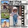 image:imageFunky Junque Kids 2 Tone Trucker Snapback Hat  Soft Cotton Trucker Hat with Adjustable Snapback Everyday Play and Gifting Cute Trucker Hats for KidsLeopardBeige