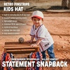 image:imageFunky Junque Kids 2 Tone Trucker Snapback Hat  Soft Cotton Trucker Hat with Adjustable Snapback Everyday Play and Gifting Cute Trucker Hats for KidsPinstripe  RedBeige