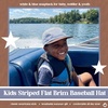 image:imageFunky Junque Kids 5 Panel Hat  Toddler Boys American Flag Baseball Cap Patriotic Infant Baby Sun Hat for 4th of JulyBrown  White Stripes
