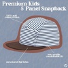 image:imageFunky Junque Kids 5 Panel Hat  Toddler Boys American Flag Baseball Cap Patriotic Infant Baby Sun Hat for 4th of JulyBrown  White Stripes