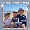 image:imageFunky Junque Kids 5 Panel Hat  Toddler Boys American Flag Baseball Cap Patriotic Infant Baby Sun Hat for 4th of JulyBrown  White Stripes