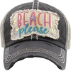 image:imageFunky Junque Kids Baseball Cap Embroidered Toddler Snapback Hat  Soft cotton kids cap with embroidered designs for park days school playtime vacations amp birthday giftsBeach Please Metallic  Black 59