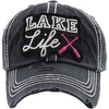 image:imageFunky Junque Kids Baseball Cap Embroidered Toddler Snapback Hat  Soft cotton kids cap with embroidered designs for park days school playtime vacations amp birthday giftsLake Life  Black 59
