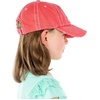 image:imageFunky Junque Kids Baseball Cap Embroidered Toddler Snapback Hat  Soft cotton kids cap with embroidered designs for park days school playtime vacations amp birthday giftsHappy Camper  Coral 59