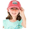 image:imageFunky Junque Kids Baseball Cap Embroidered Toddler Snapback Hat  Soft cotton kids cap with embroidered designs for park days school playtime vacations amp birthday giftsHappy Camper  Coral 59