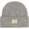 image:imageFunky Junque Kids Cozy Knit Winter Beanie Hat  Perfect Holiday Stocking StufferHeather Grey