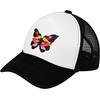 image:imageFunky Junque Kids Mesh Baseball Hat Toddler Adjustable Trucker Cap  Breathable baseball hat with precurved visor for the playground pool days pumpkin patch amp summer campButterfly  BlackWhite