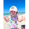 image:imageFunky Junque Kids Mesh Baseball Hat Toddler Adjustable Trucker Cap  Breathable baseball hat with precurved visor for the playground pool days pumpkin patch amp summer campSmiley W Lightning Bolt  Light PinkWhite
