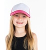 image:imageFunky Junque Kids Mesh Baseball Hat Toddler Adjustable Trucker Cap  Breathable baseball hat with precurved visor for the playground pool days pumpkin patch amp summer campHot PinkWhite