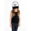 image:imageFunky Junque Kids Mesh Baseball Hat Toddler Adjustable Trucker Cap  Breathable baseball hat with precurved visor for the playground pool days pumpkin patch amp summer campButterfly  BlackWhite