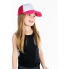 image:imageFunky Junque Kids Mesh Baseball Hat Toddler Adjustable Trucker Cap  Breathable baseball hat with precurved visor for the playground pool days pumpkin patch amp summer campHot PinkWhite