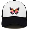 image:imageFunky Junque Kids Mesh Baseball Hat Toddler Adjustable Trucker Cap  Breathable baseball hat with precurved visor for the playground pool days pumpkin patch amp summer campButterfly  BlackWhite