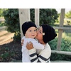 image:imageFunky Junque Kids Ribbed Beanie Hat  Soft Knit Winter Hat for Girls amp Boys Ages 29 Warm Toddler Beanie Youth Toboggan1 Black 1 Charcoal 2 Pack