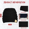 image:imageFunky Junque Kids Ribbed Beanie Hat  Soft Knit Winter Hat for Girls amp Boys Ages 29 Warm Toddler Beanie Youth TobogganBlack
