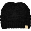 image:imageFunky Junque Kids Ribbed Beanie Hat  Soft Knit Winter Hat for Girls amp Boys Ages 29 Warm Toddler Beanie Youth TobogganBlack