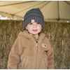 image:imageFunky Junque Kids Ribbed Beanie Hat  Soft Knit Winter Hat for Girls amp Boys Ages 29 Warm Toddler Beanie Youth TobogganCharcoal