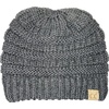image:imageFunky Junque Kids Ribbed Beanie Hat  Soft Knit Winter Hat for Girls amp Boys Ages 29 Warm Toddler Beanie Youth TobogganCharcoal