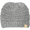image:imageFunky Junque Kids Ribbed Beanie Hat  Soft Knit Winter Hat for Girls amp Boys Ages 29 Warm Toddler Beanie Youth TobogganHeather Grey