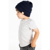 image:imageFunky Junque Kids Ribbed Beanie Hat  Soft Knit Winter Hat for Girls amp Boys Ages 29 Warm Toddler Beanie Youth TobogganNavy