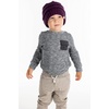 image:imageFunky Junque Kids Ribbed Beanie Hat  Soft Knit Winter Hat for Girls amp Boys Ages 29 Warm Toddler Beanie Youth TobogganPurple