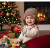 image:imageFunky Junque Kids Ribbed Beanie Hat  Soft Knit Winter Hat for Girls amp Boys Ages 29 Warm Toddler Beanie Youth TobogganRainbow 11