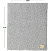 image:imageFunky Junque Large Soft Warm Lightweight Baby Throw Blanket with Matching Beanie Bundle for Toddler Bed Strollers Naps Daycare Preschool  Diagonal Basketweave Pattern  Single POM  Heather GreyDiagonal Basketweave Pattern  Single Pom  Heather Grey