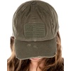 image:imageFunky Junque Toddler Baseball Hat Kids Adjustable Trucker Cap  Cotton youth baseball hat with adjustable fit for school beach trips playdates vacations amp pumpkin patchesAmerican Flag  Olive 25