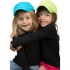 image:imageFunky Junque Toddler Baseball Hat Kids Adjustable Trucker Cap  Cotton youth baseball hat with adjustable fit for school beach trips playdates vacations amp pumpkin patchesAqua Ages 25
