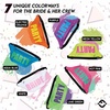 image:imageNeon Bachelorette Belt Bags  Bride amp 6 Party  Waterresistant belt bags with adjustable straps for bachelorette parties festivals travel concerts amp girls trips5 Pack  Bride  4 Party