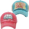 Beach Please (Turquoise) & Happy Camper (Coral)