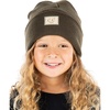 image:imageFunky Junque Kids Cozy Knit Winter Beanie Hat  Perfect Holiday Stocking StufferDark Olive