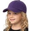 image:imageFunky Junque Toddler Baseball Hat Kids Adjustable Trucker Cap  Cotton youth baseball hat with adjustable fit for school beach trips playdates vacations amp pumpkin patchesPurple Ages 25