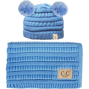 image:imageBaby Blanket amp Beanie Set  Ribbed Knit  Single Pom  Heather Grey  Soft fuzzy baby blanket amp beanie set with large 30x35 size for snuggling crib naps strollers amp shower giftsRibbed Knit  Double Pom  Pale Blue